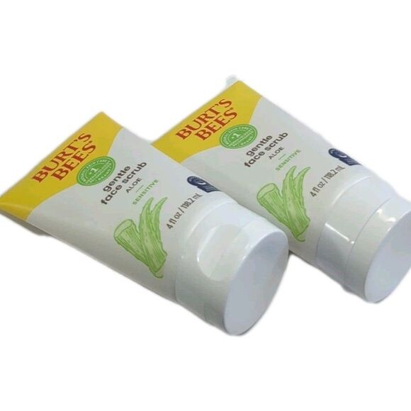 (2-Pack) Burt's Bees Sensitive Solutions Gentle Face Scrub Aloe 4 oz NEW Burts - Picture 6 of 6